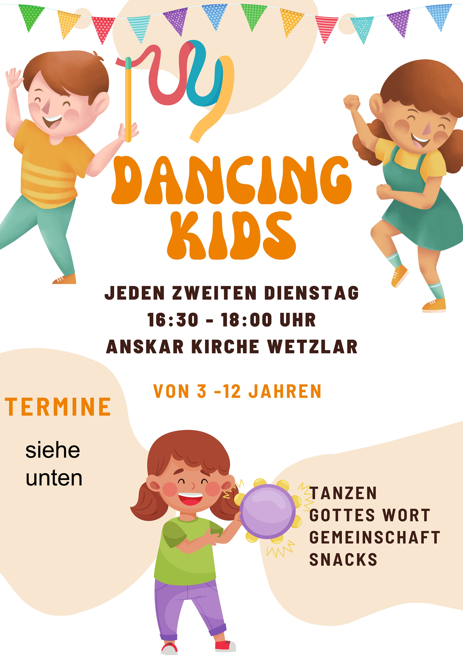 Flyer von Dancing Kids