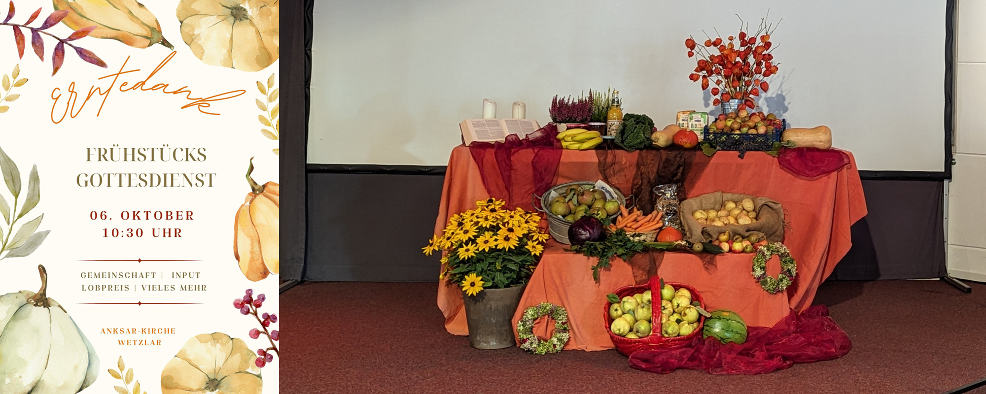 Brunch-Gottesdienst zum Erntedankfest