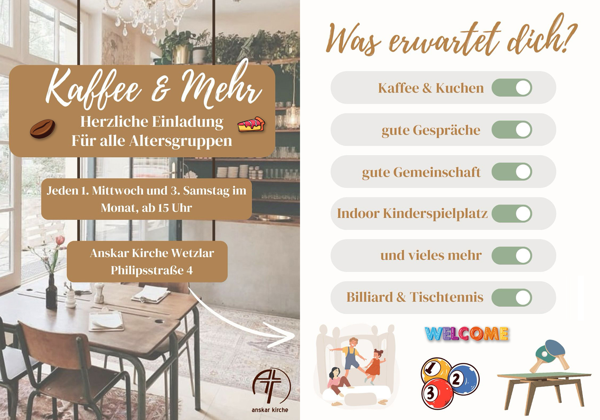 Flyer von Kaffee & Mehr