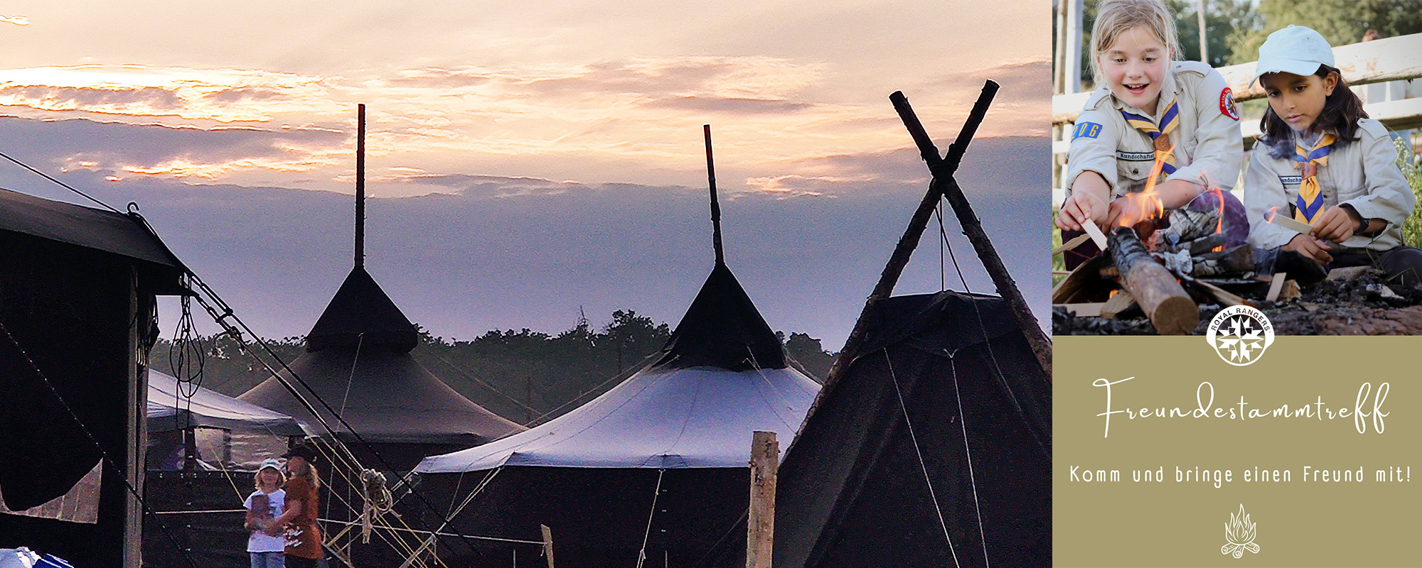 Zelte der Royal Rangers